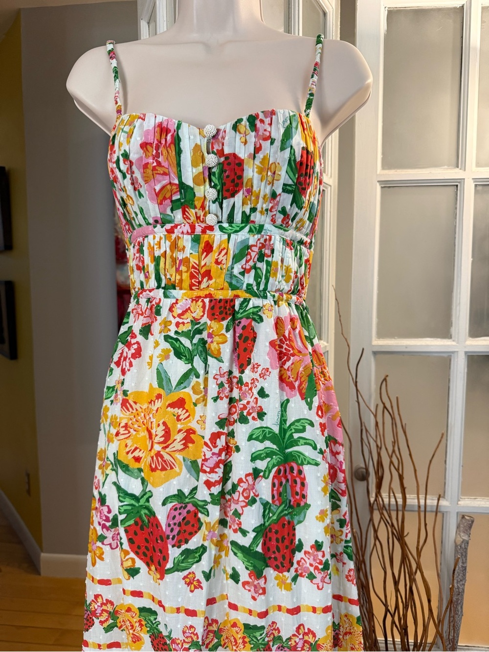 ✨NWT Farm Rio Fruit Print Dress Small✨